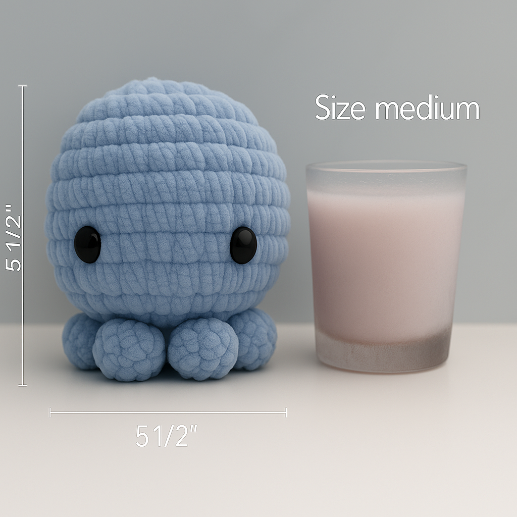 Medium Octopus Buddy Purple