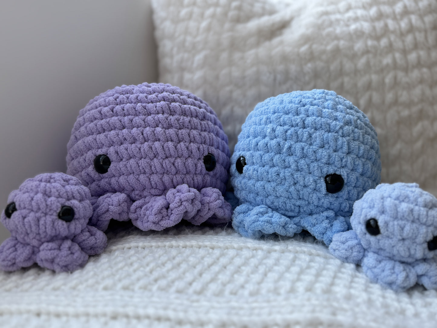 Small Octopus Buddy Baby Blue