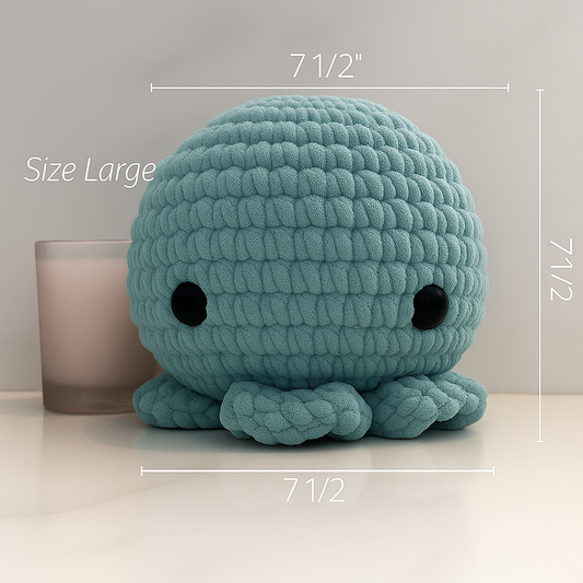 Large Octopus Buddy Teal