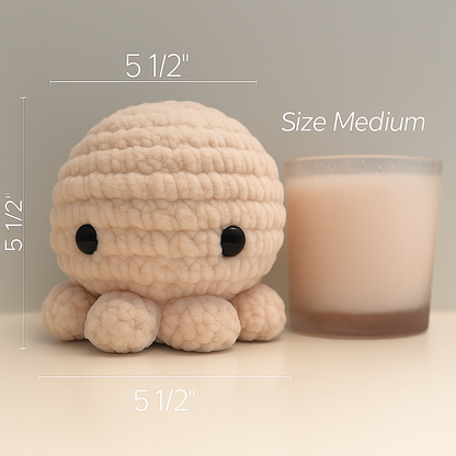 Medium Octopus Buddy Baby Blue
