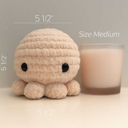 Medium Octopus Buddy Pink