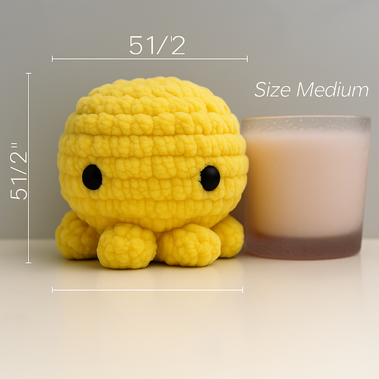 Medium Octopus Buddy Yellow