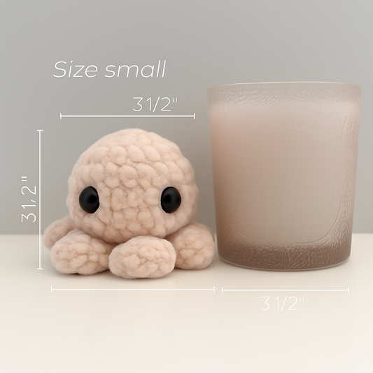 Small Octopus Buddy Pink