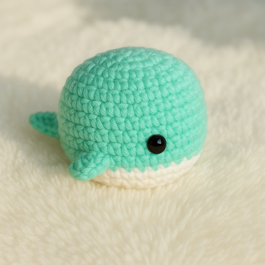 Tiny Tail Whale Turquoise