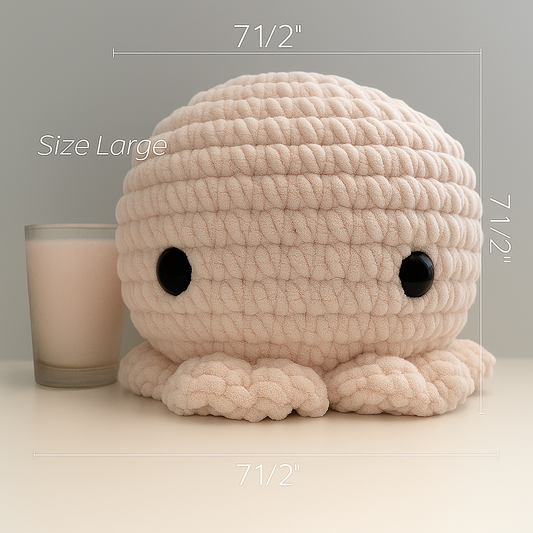 Large Octopus Buddy Pink
